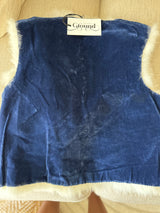 Vintage Reversible Ivory Rabbit Fur Vest