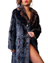 Vintage Chocolate Brown Mink Full Length Coat