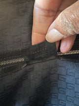 Gucci Reins Perforated Black Leather Shoulder Bag