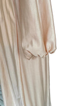 Vintage Blush Wrap Maxi Dress/Nightgown
