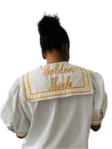 1950's "Golden Girls" Embroidered Sailor Top