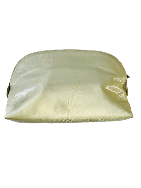 Ted Lapidus Ivory Patent Leather Bag