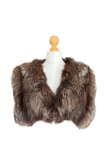 Vintage Silver Fox Fur Capelet