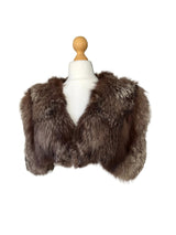 Vintage Silver Fox Fur Capelet