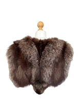 Vintage Silver Fox Fur Capelet