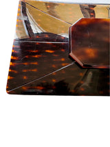 Vintage José Cotel Faux Tortoise Shell Clutch Bag
