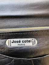 Vintage José Cotel Faux Tortoise Shell Clutch Bag