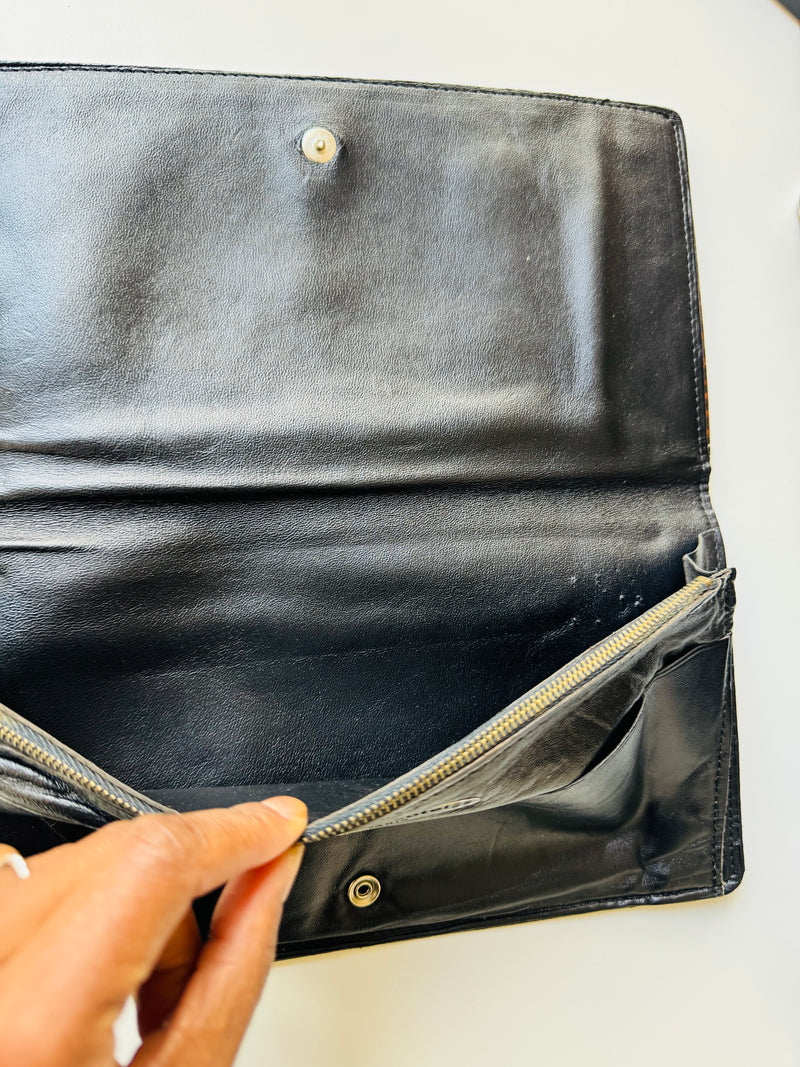 Vintage José Cotel Faux Tortoise Shell Clutch Bag