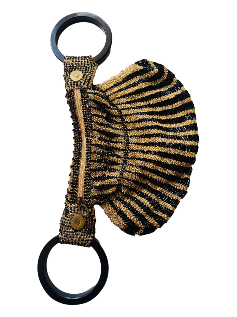 Art Deco Style Jet Beaded Bag