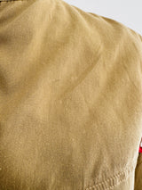 Vintage Geoffrey Beene Beige Cotton Twill Shirt