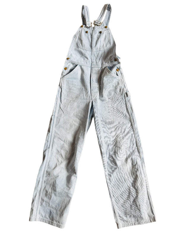 Vintage Lee Denim Striped Overalls