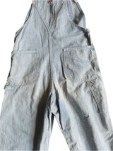 Vintage Lee Denim Striped Overalls