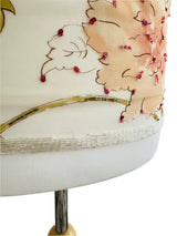 Y2K Gianfranco Ferre Ivory Embroidered Silk Camisole