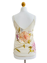 Y2K Gianfranco Ferre Ivory Embroidered Silk Camisole
