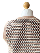 1970's Graphic Textured Knit Vest