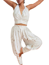 90's Balloon Pants w/Splatter Paint Print