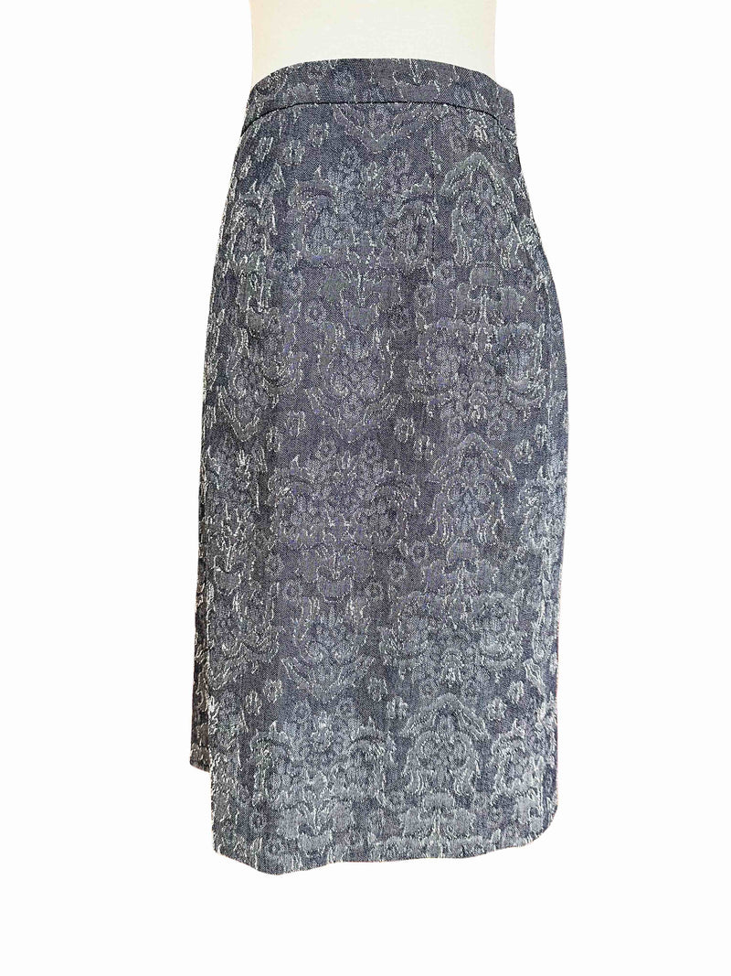 Rachel Comey Textured Denim Pencil skirt
