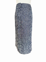 Rachel Comey Textured Denim Pencil skirt