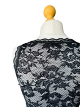 Pierre Cardin Black Stretch Lace Top