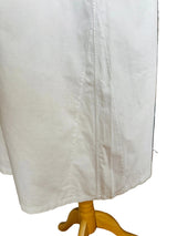 Antique Edwardian White Cotton Night Gown