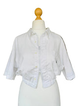 Upcycled Ralph Lauren White Cropped Top