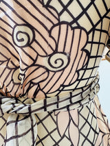 Celia Birtwell Printed Floral Silk Chiffon Blouse