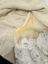 1930's White Sequin Cropped Bolero
