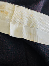 1940s Navy Wool Mens Trousers