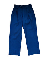 1940s Navy Wool Mens Trousers