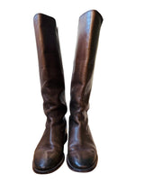 Isabel Marant Ombre Taupe Leather Riding Boots