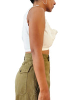 Antique Edwardian Cotton Cropped Top