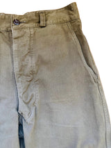 Vintage Army Green Cotton Military Pants