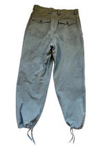 Vintage Army Green Cotton Military Pants