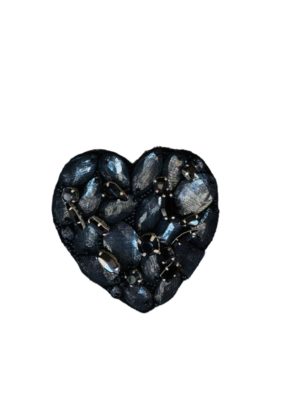 Modern Love Black Ice Brooch