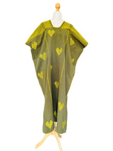 Pre-Owned Pippa Holt embroidered Cotton Huipil Caftan w/Belt