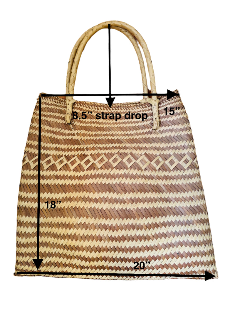 Woven Large Straw Tote Bag