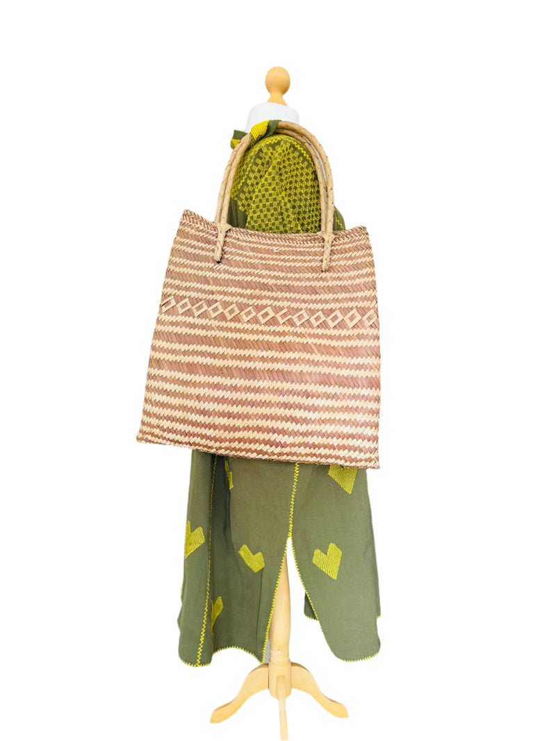 Woven Large Straw Tote Bag