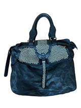 Sonia Rykiel Studded Black Leather Biker Bag