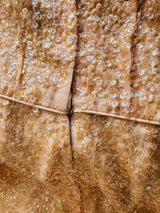 1960's Blush Pink Iridescent Sequin Cocktail Dress