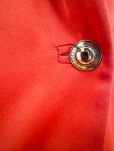 Vintage Gucci Burnt Orange Silk Blazer