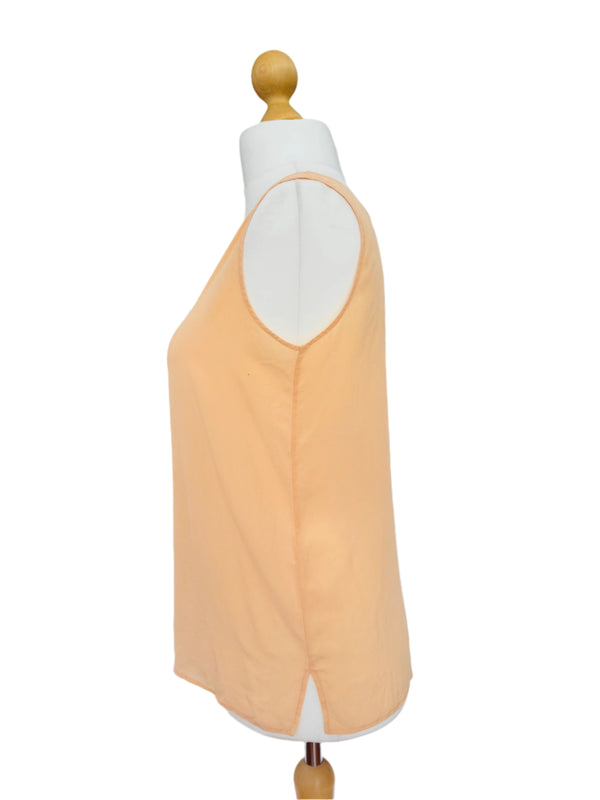 Vintage Peach Silk Tank Top