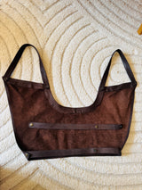 Vintage Dark Brown Leather Apron/Corset