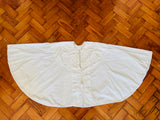 Edwardian White Cotton Poncho Top