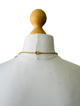 Vintage 80's/90's Goldtone Chunky Necklace
