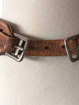 1980's Andres Courégges Canvas Rope and Leather Belt